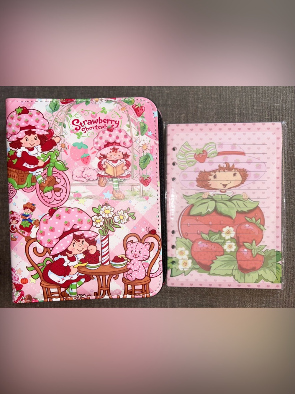 Strawberry Shortcake A5 binder with Refill Paper